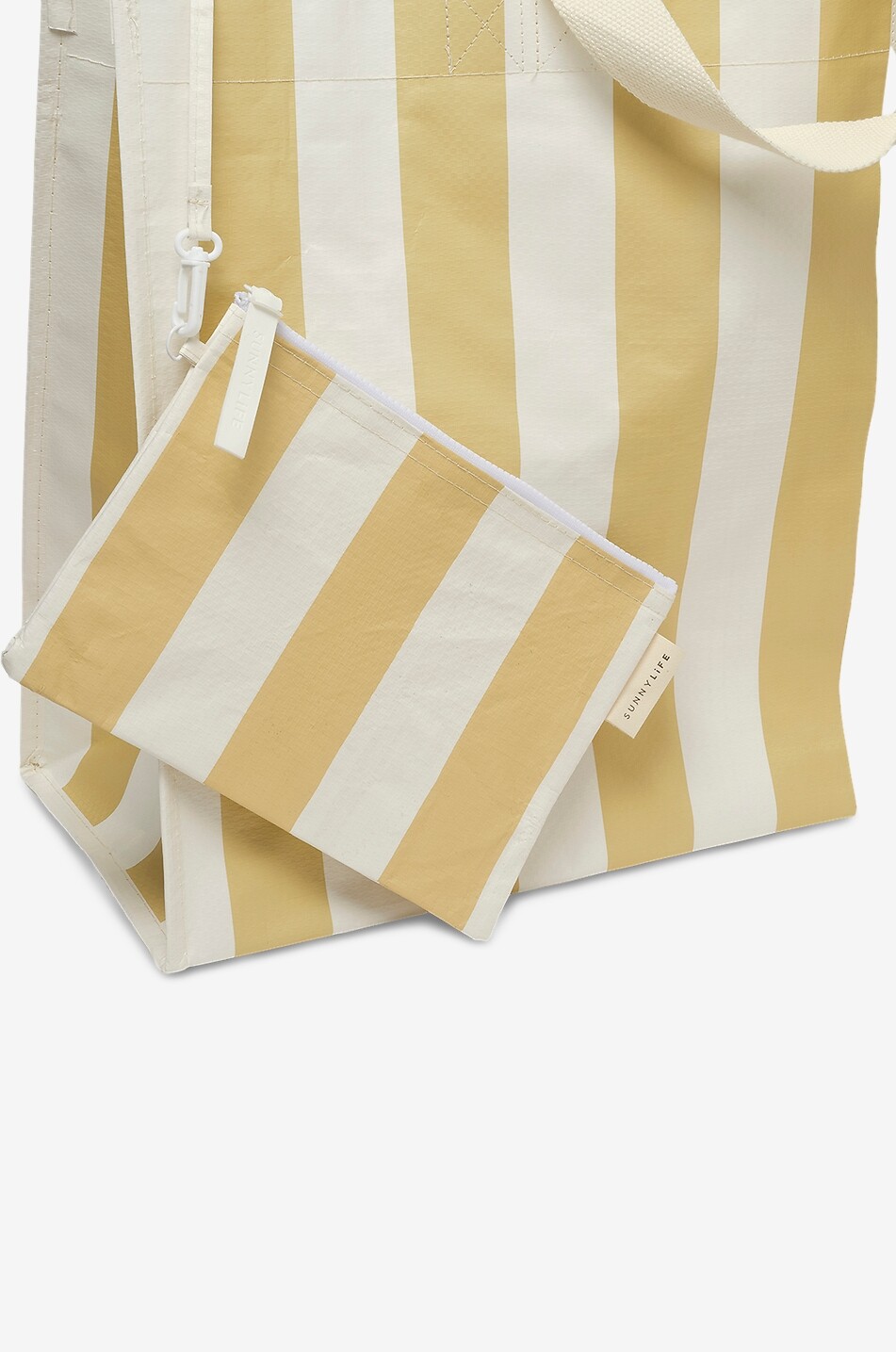 SUNNYLIFE Carryall Beach Butternut Stripe tote bag Unisex YELLOW 6