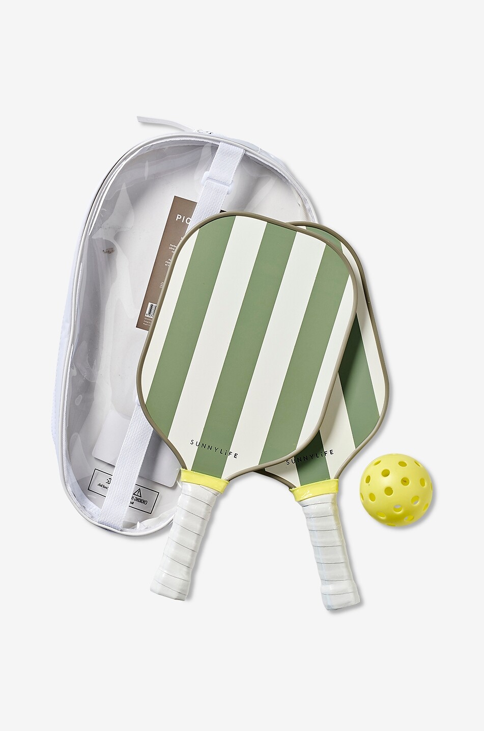 SUNNYLIFE Children's wooden pickleball set Unisex GREEN 4