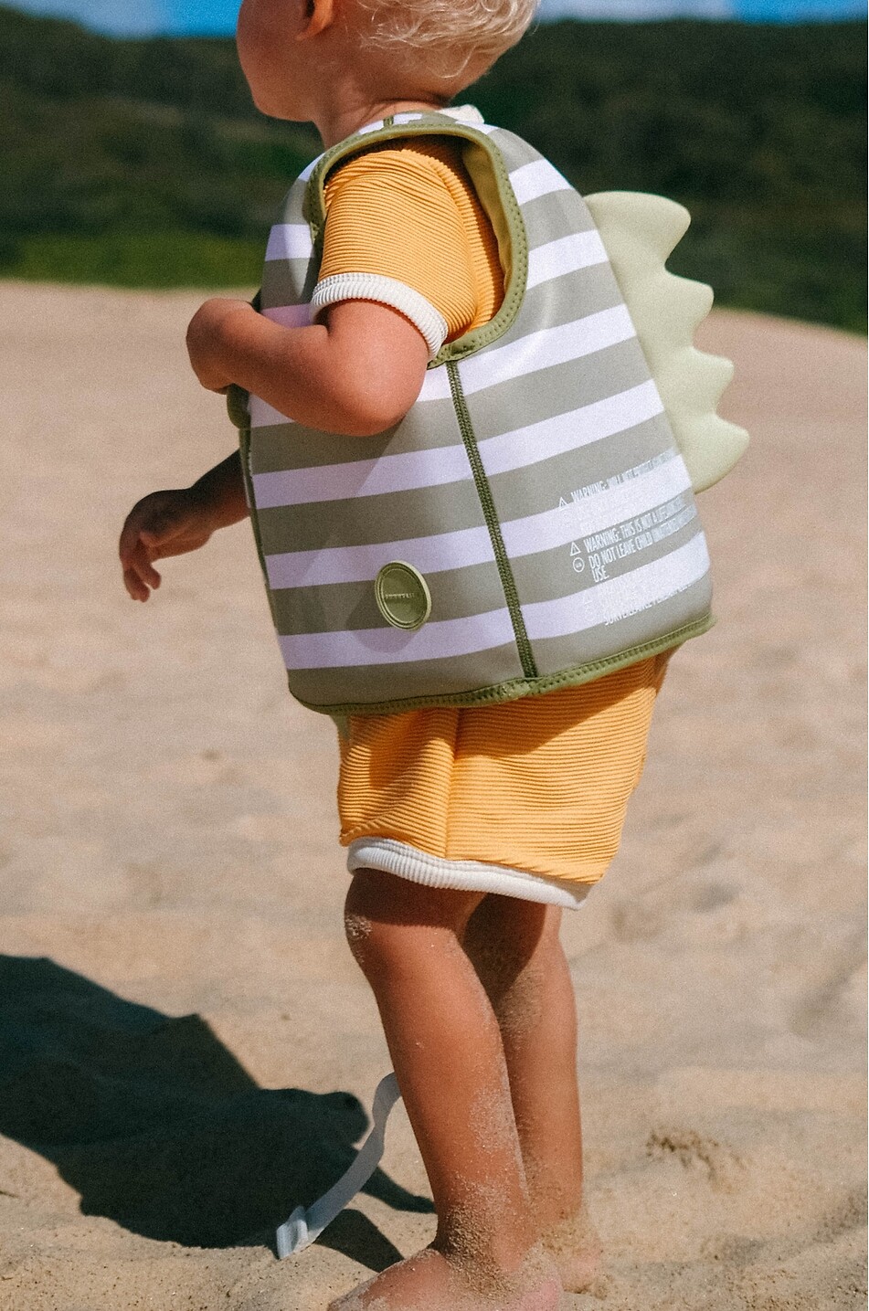 SUNNYLIFE Gilet de natation fille Into the Wild Khaki Fille VERT 4
