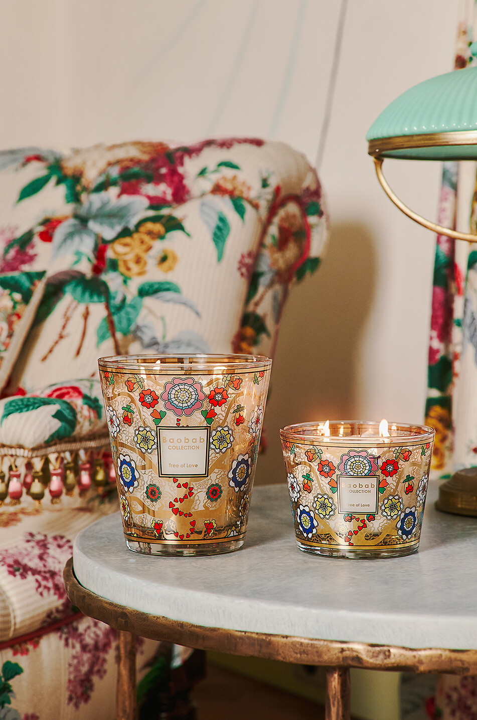 Arabian Nights Max 16 scented candle - 2.3 kg - BAOBAB - GOLDEN