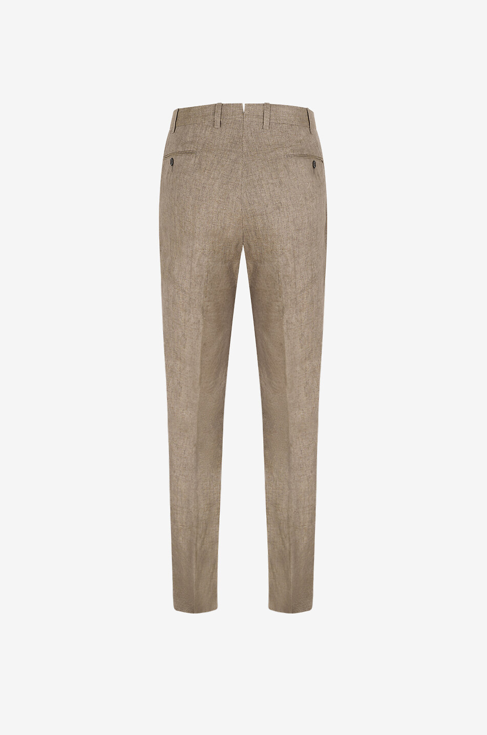 BONGENIE Super Slim linen pleated trousers Men Medium beige 2
