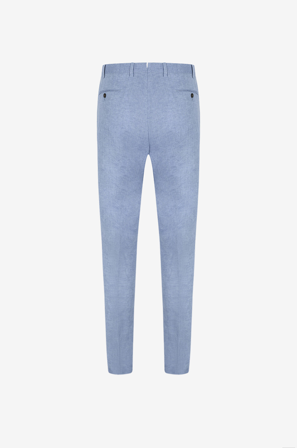 BONGENIE Super Slim linen pleated trousers Men LIGHT BLUE 2
