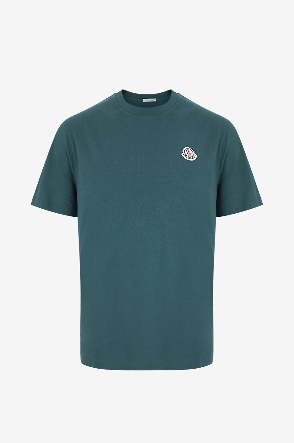 Kurzarm-T-Shirt mit Rundhals und Logopatch