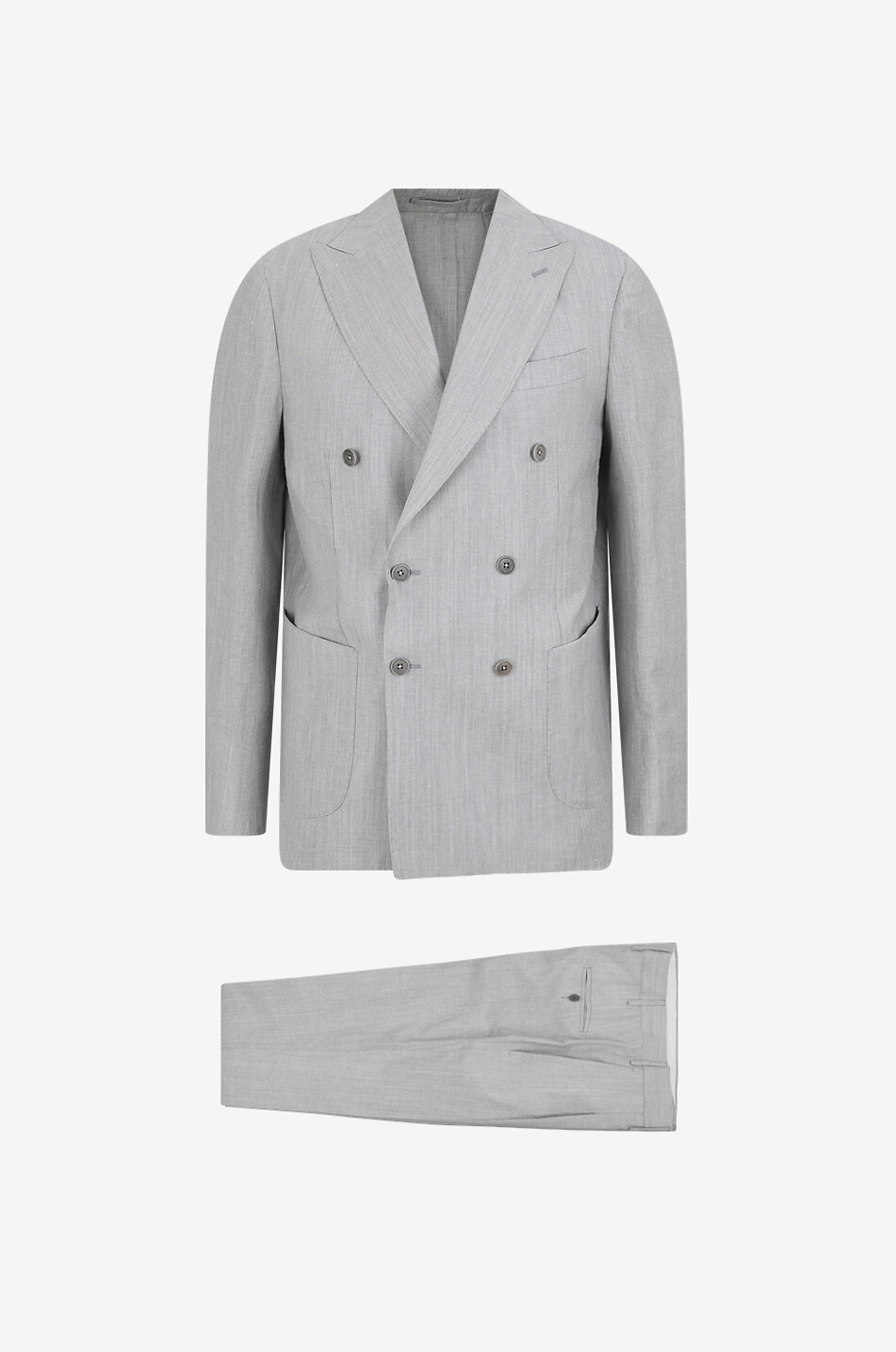 Costume deux-pièces en laine vierge et lin Gallipoli