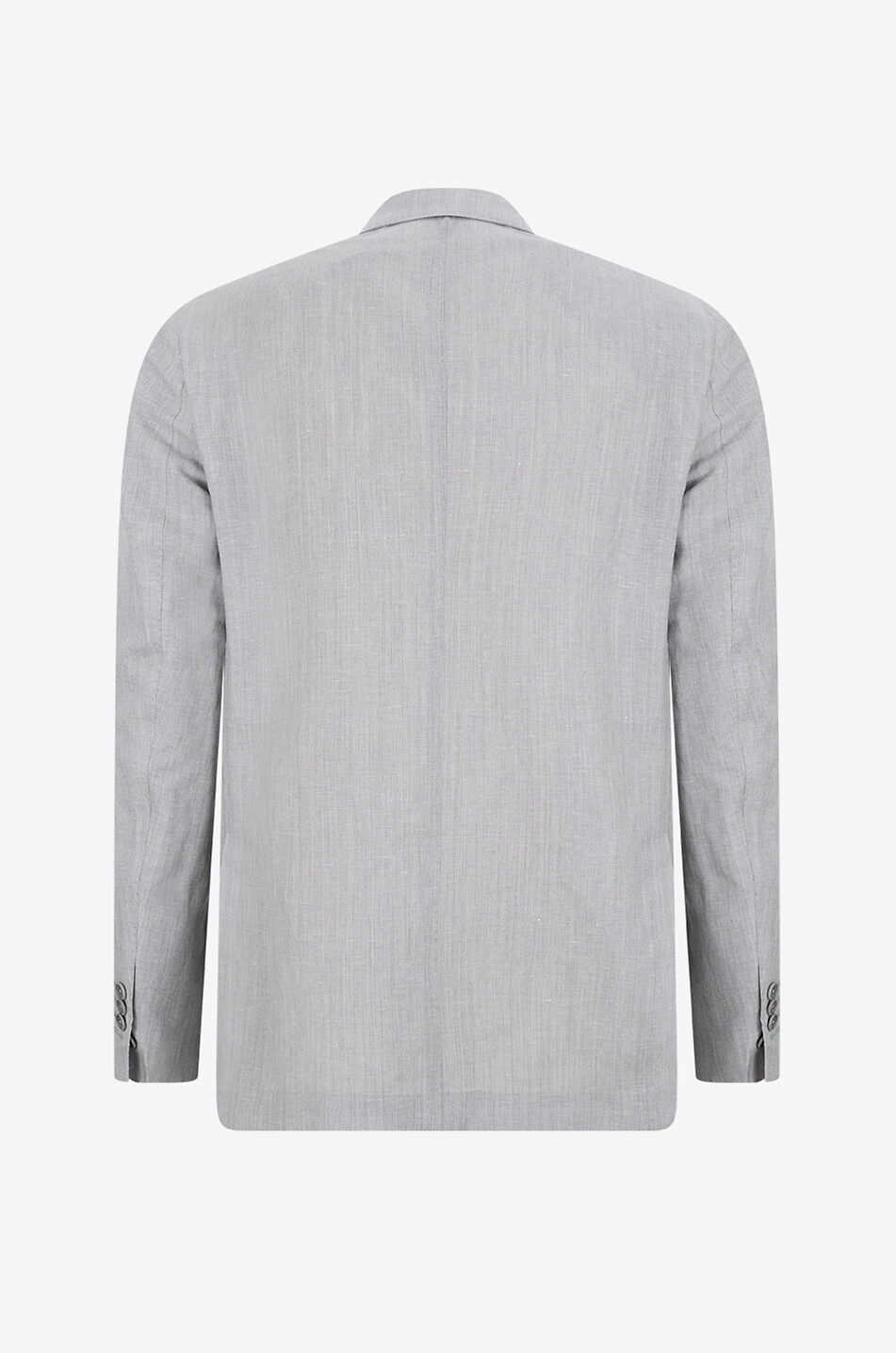 BONGÉNIE Costume deux-pièces en laine vierge et lin Gallipoli Homme GRIS CLAIR 2