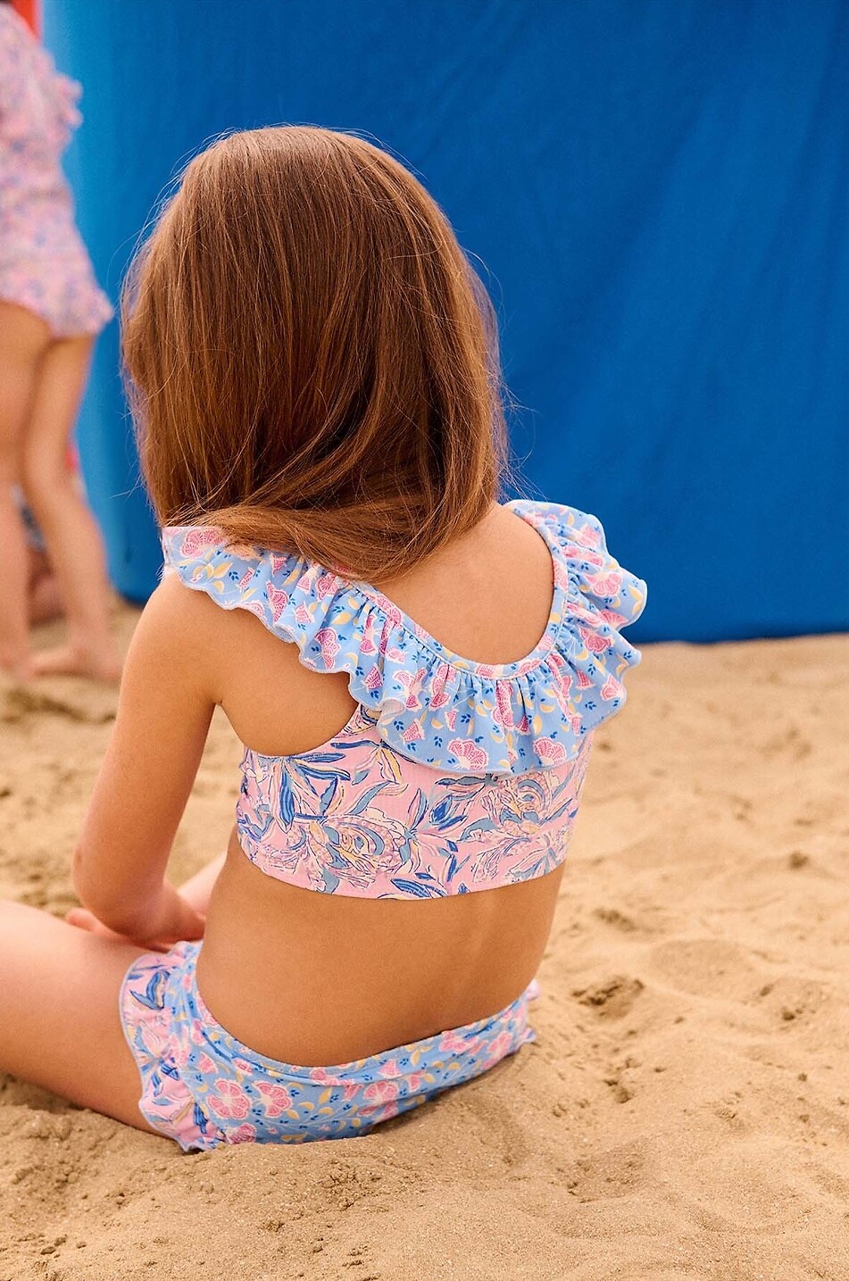 LOUISE MISHA Geblümter Mädchen-Bikini mit Rüschen Primavera Mädchen BUNT 4