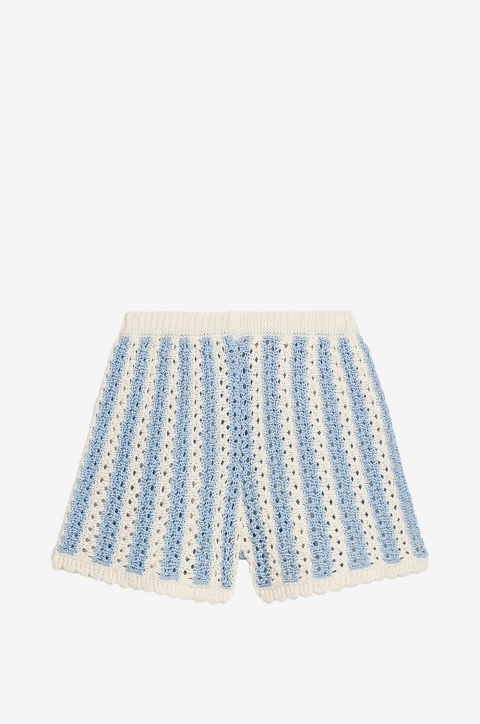 LOUISE MISHA Short crocheté rayé en coton fille Mekylane Fille BLEU 1
