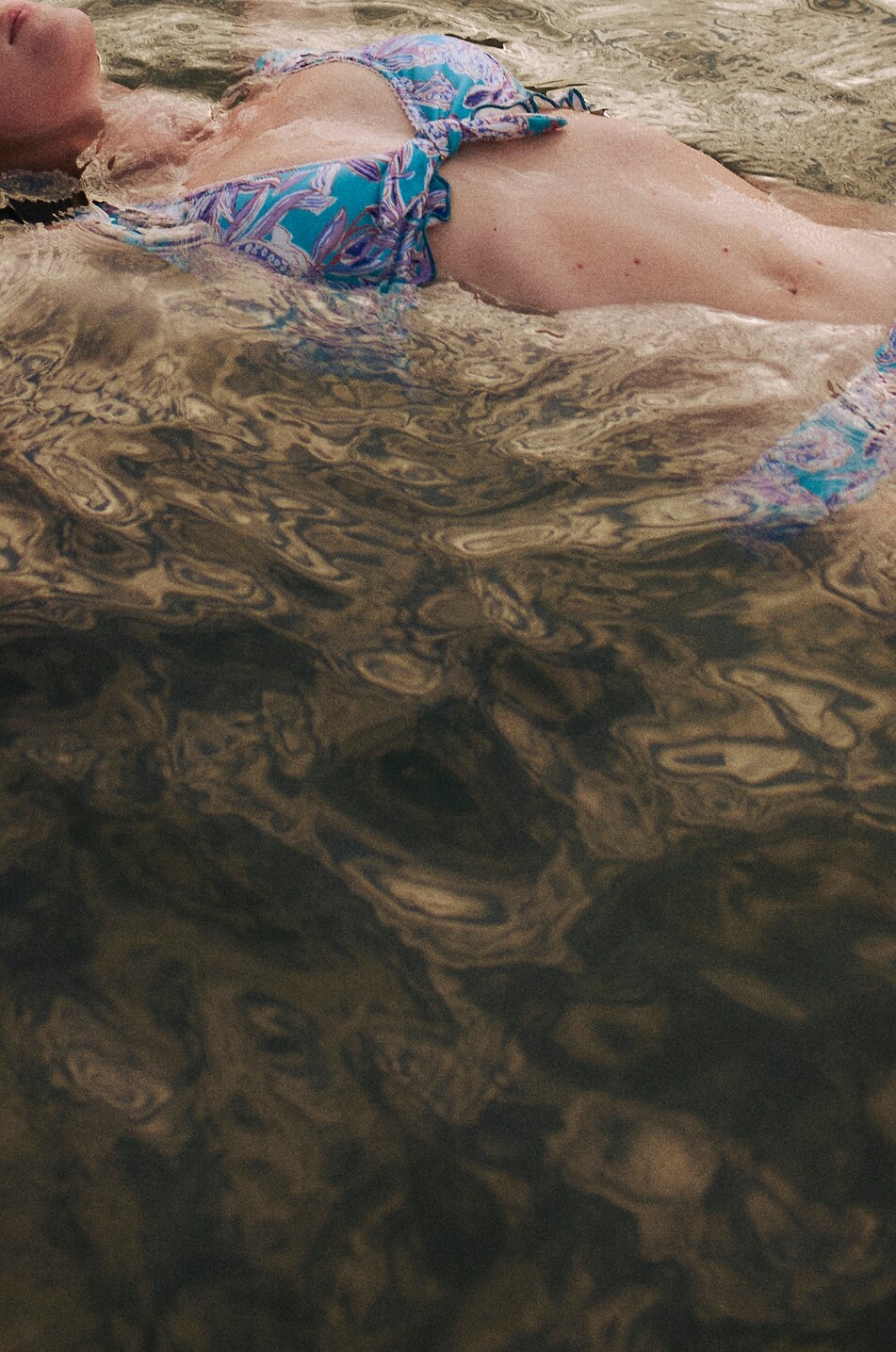 LOUISE MISHA Haut de bikini à col V à imprimé floral Ohau Femme MULTICOLORE 5