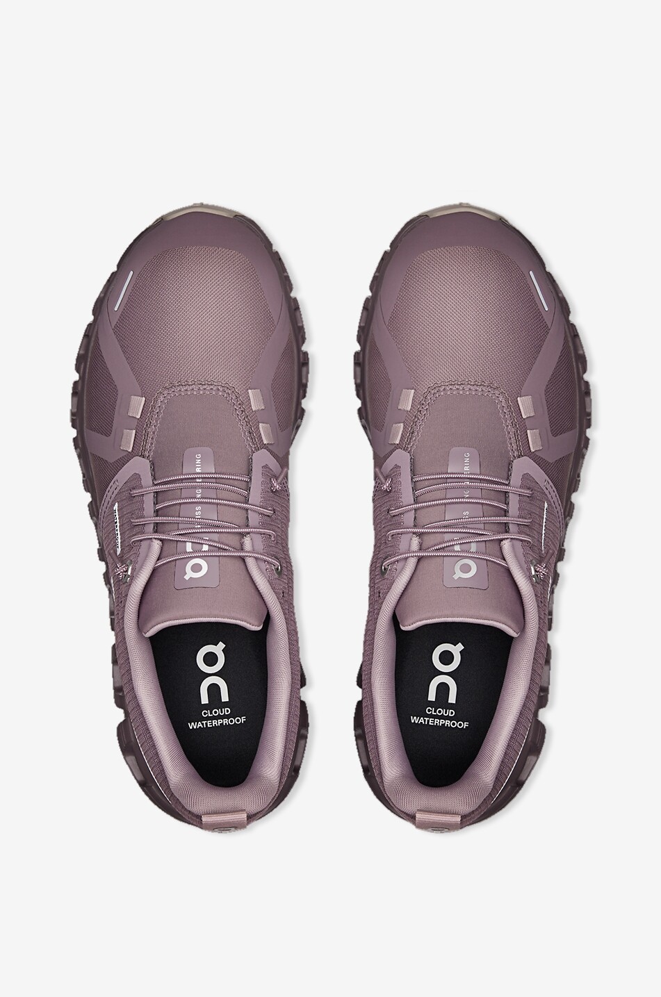 ON Chaussures de running imperméables Cloud 6 Waterproof Femme VIOLET FONCÉ 5