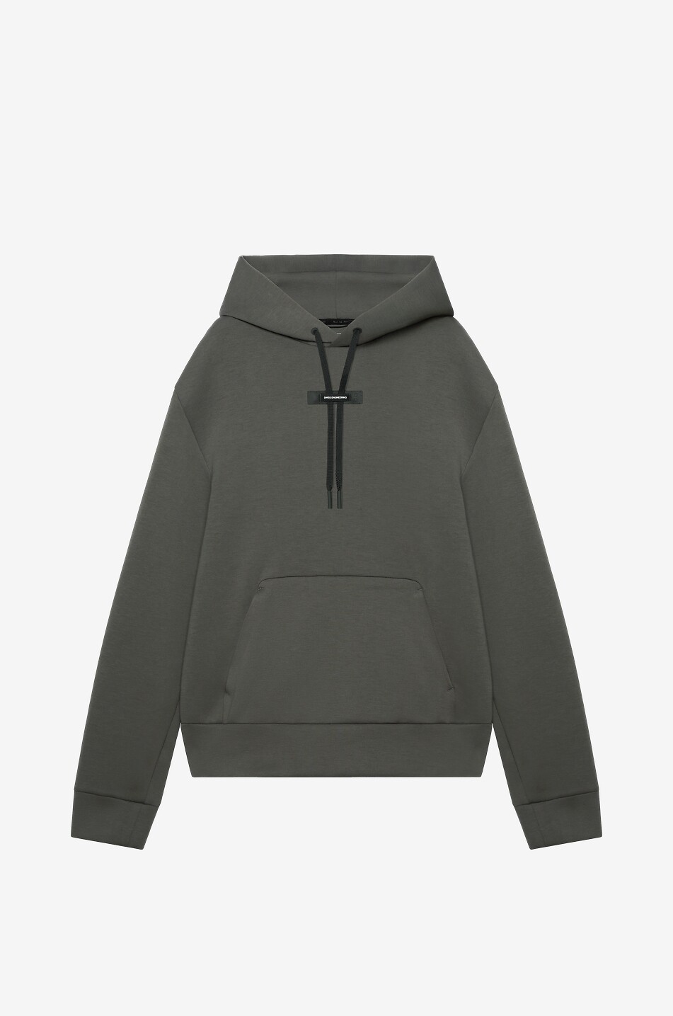 ON Sweat-shirt à capuche en tissu technique Focus Tech Homme GRIS FONCÉ 1