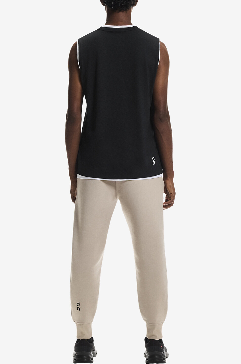 ON Focus Tech technical fabric joggers Men BEIGE 3