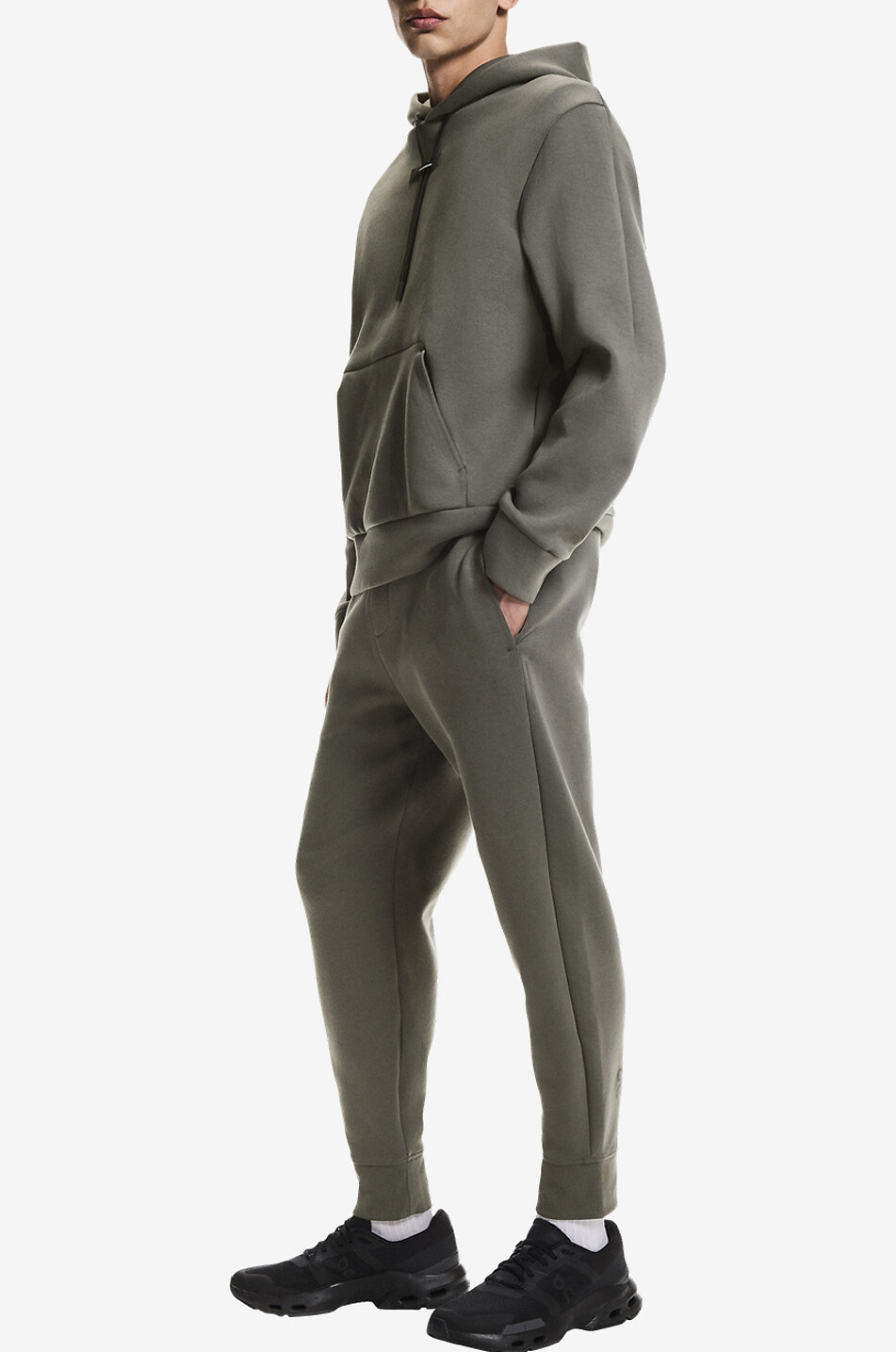 ON Focus Tech technical fabric joggers Men DARK GREY 3
