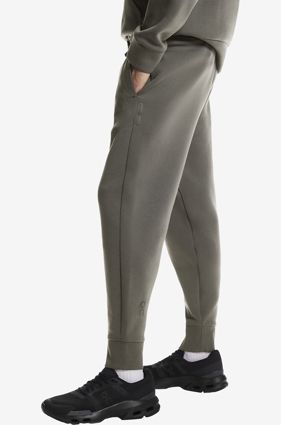 ON Focus Tech technical fabric joggers Men DARK GREY 5