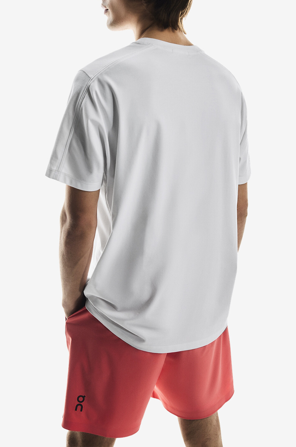 ON T-shirt à manches courtes en tissu technique Focus-T Homme BLANC 3