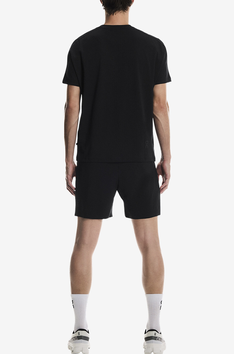 ON Kurzarm-T-Shirt aus Baumwollmix Focus-T Herren SCHWARZ 5