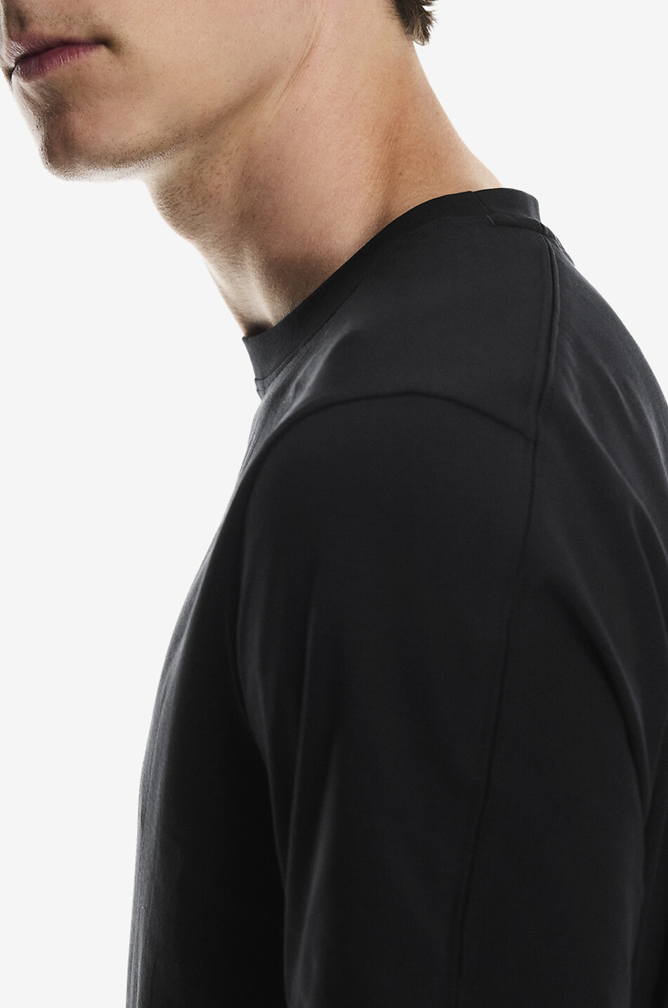 ON Kurzarm-T-Shirt aus Baumwollmix Focus-T Herren SCHWARZ 6