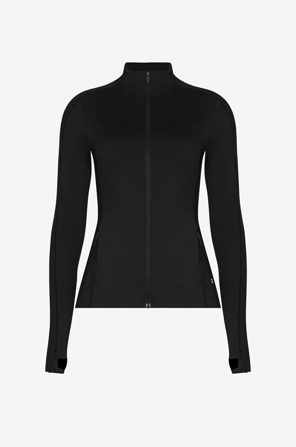 Studio fitted sports jacket with stand-up collar