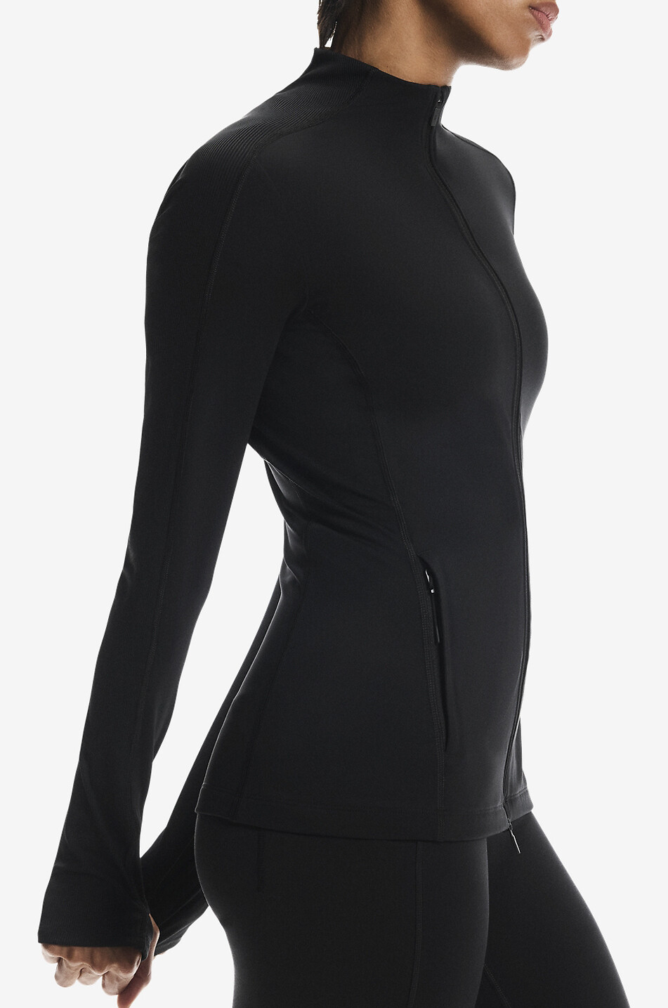 ON Studio fitted sports jacket with stand-up collar Women BLACK 6