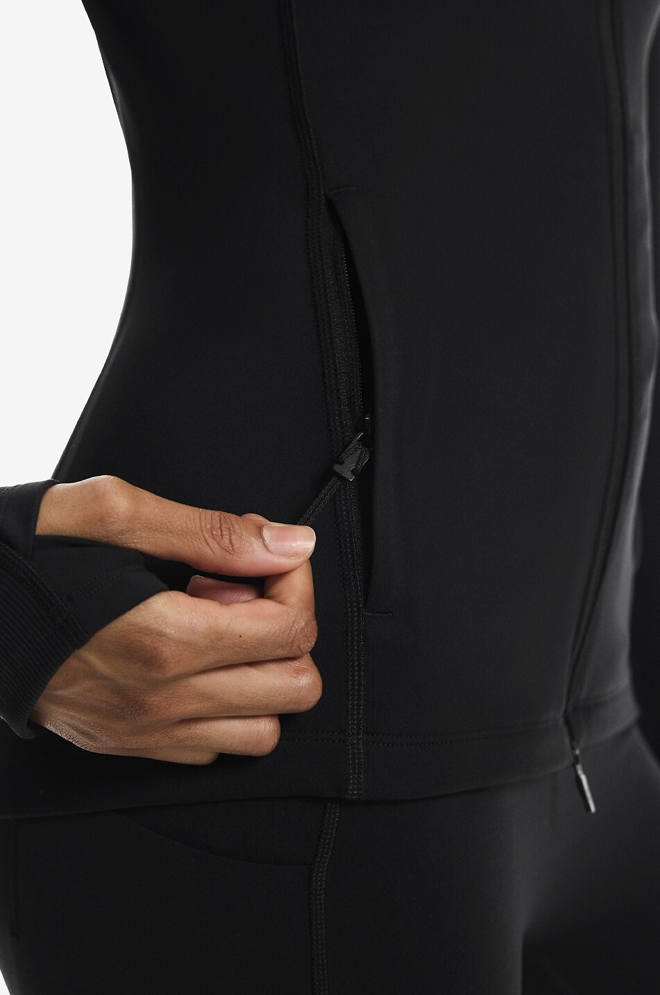 ON Studio fitted sports jacket with stand-up collar Women BLACK 8