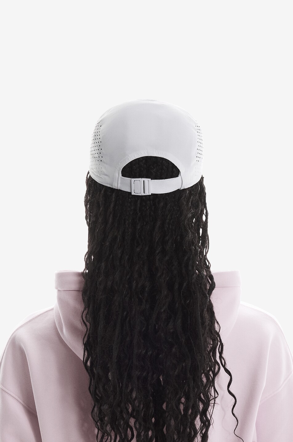 ON Casquette en tissu technique perforé Lightweight Unisexe BLANC 5