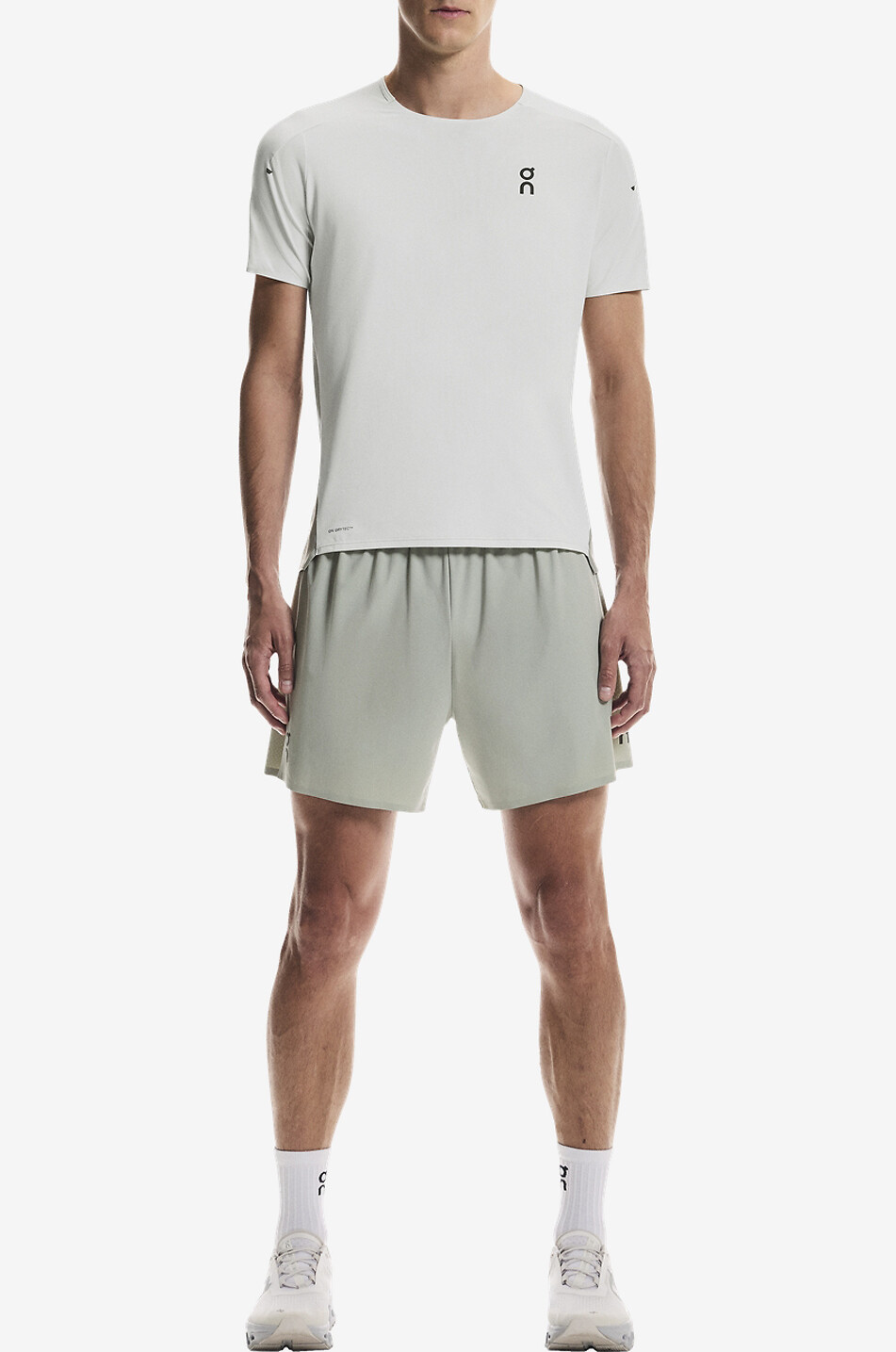 ON Performance running shorts Men GREY 3