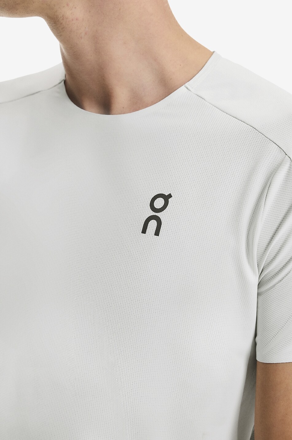 ON T-shirt de course à manches courtes Performance Homme GRIS CLAIR 5