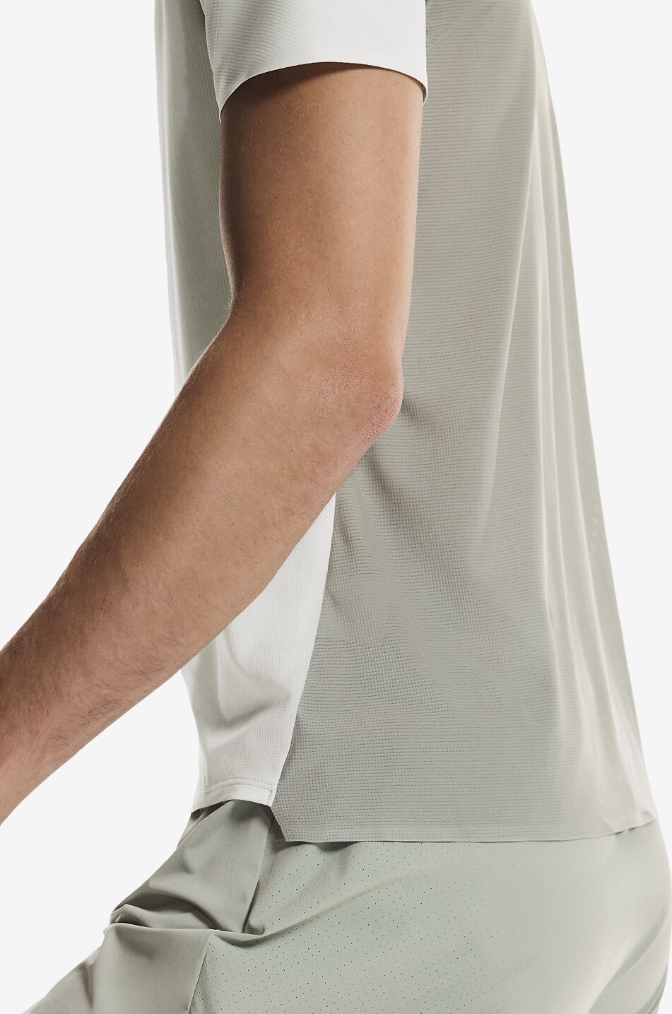 ON T-shirt de course à manches courtes Performance Homme GRIS CLAIR 6