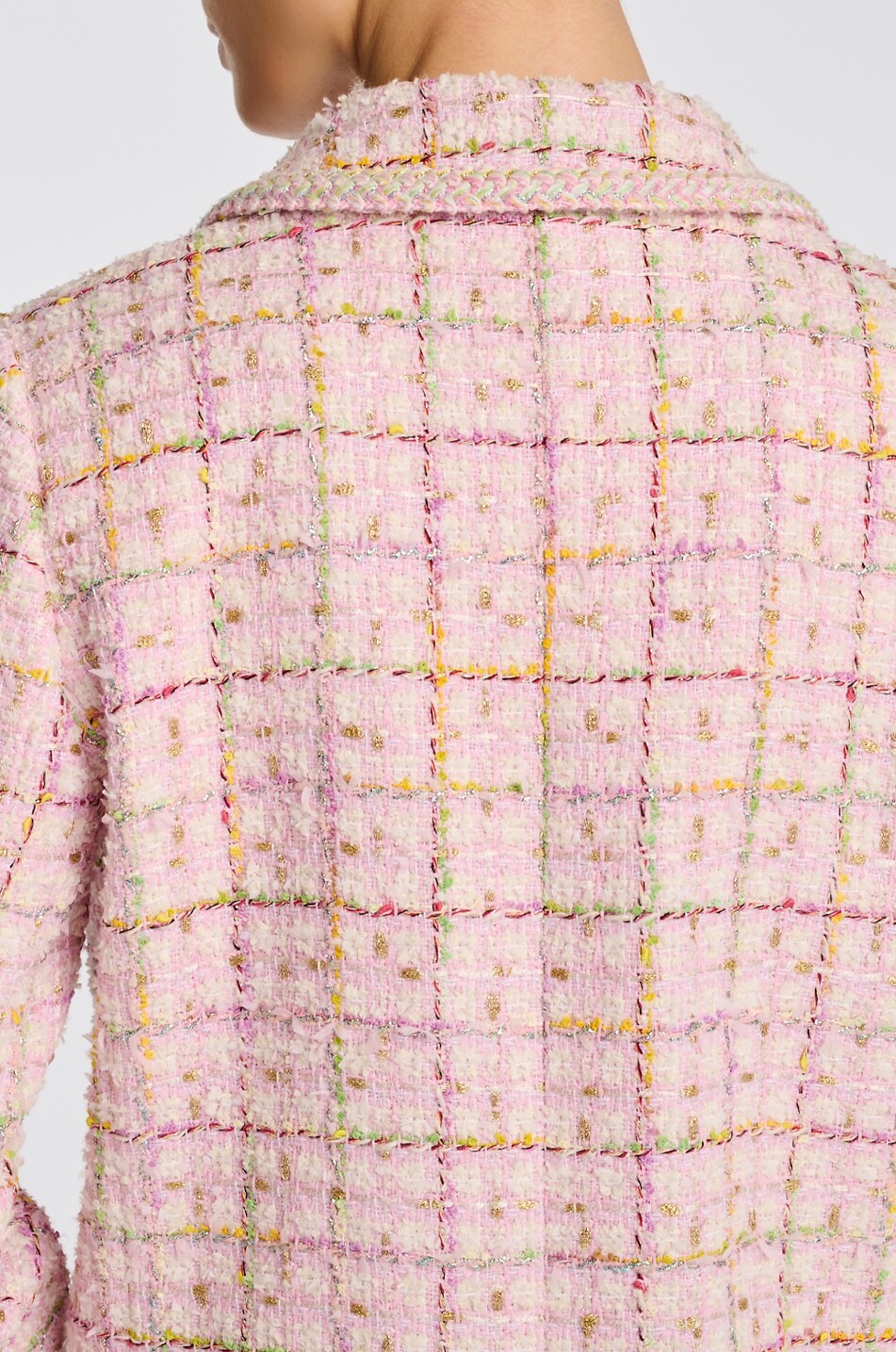 WEILL Kurzer Blazer aus Tweed mit Karomuster Talya Damen ROSA 5
