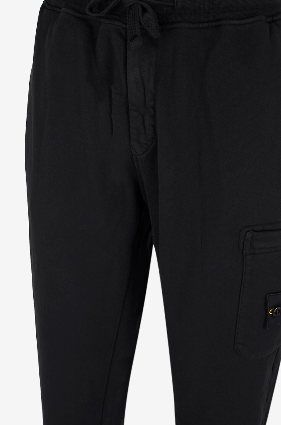 STONE ISLAND Sweathose mit Cargotasche 6200021 Organic Cotton Fleece Herren SCHWARZ 3