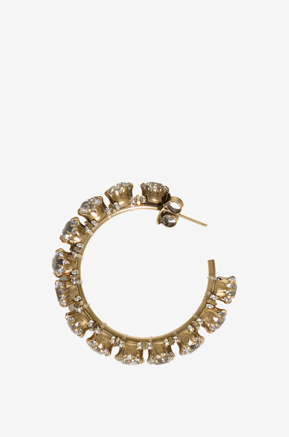 TATABORELLO Créoles ornées de cristaux Lana Femme BLANC 2