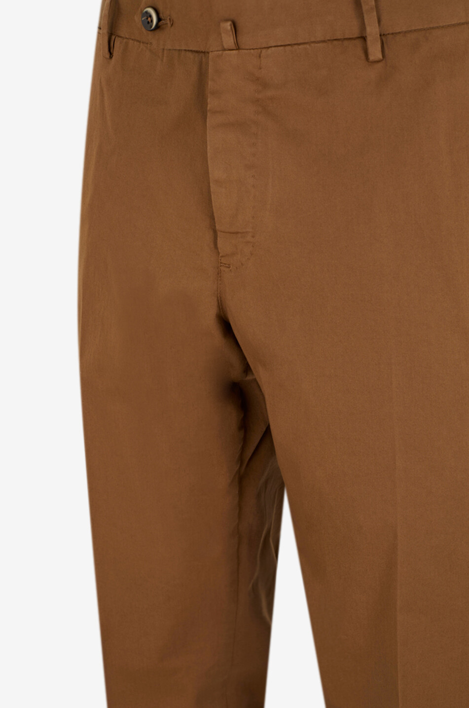 PT TORINO Slim fit cotton stretch chino trousers Men MEDIUM BROWN 3