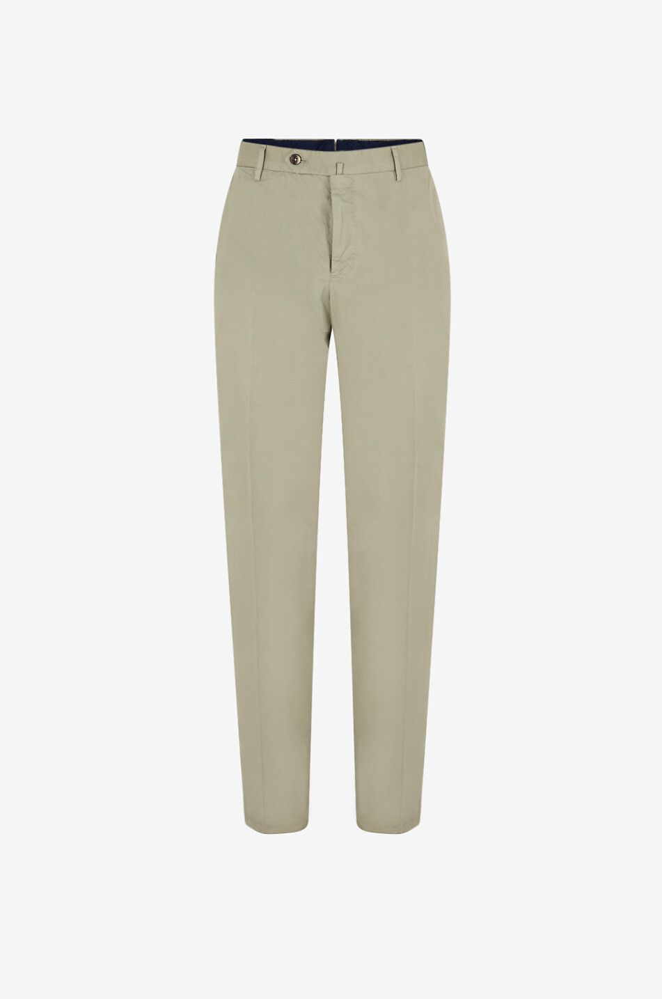 PT TORINO Slim fit cotton stretch chino trousers Men MEDIUM GREEN 1