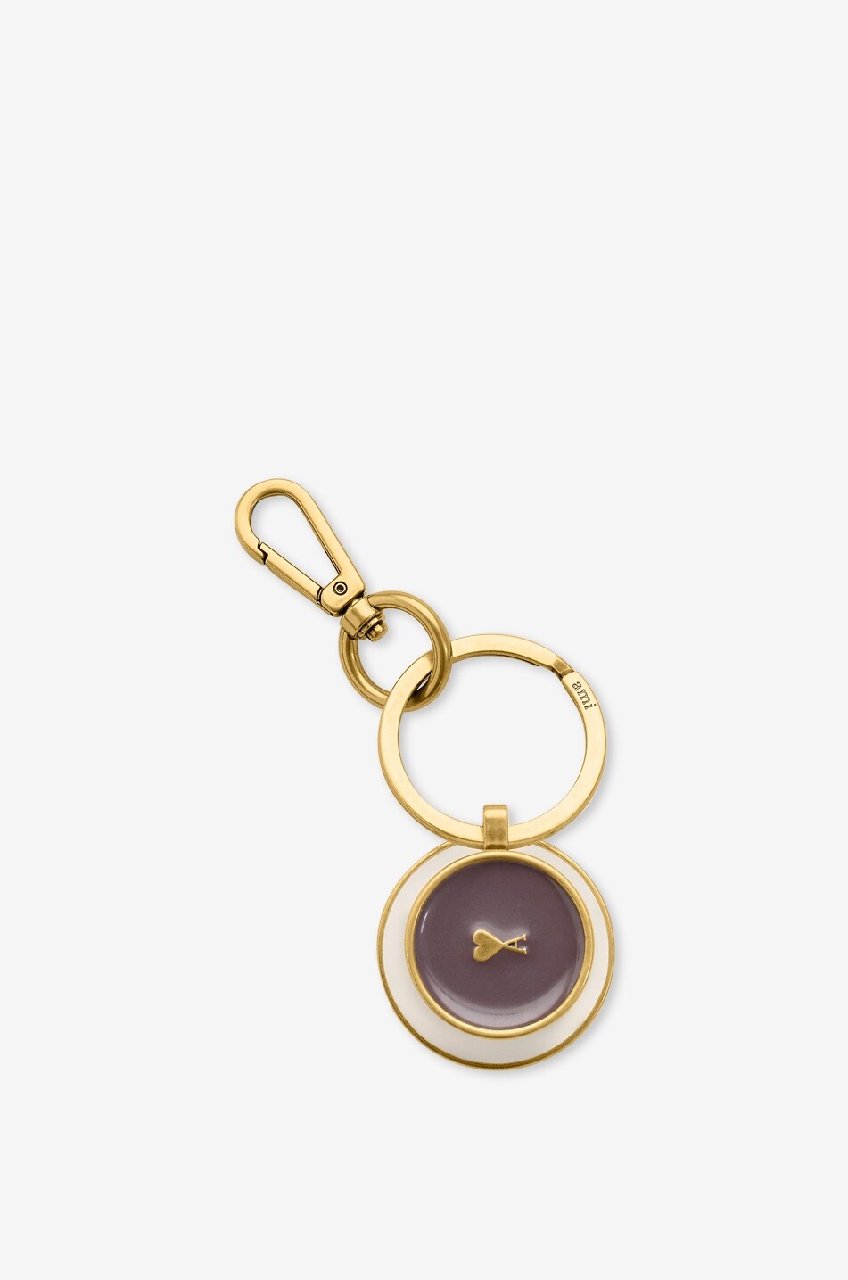 AMI Porte-clés émaillé Tasse à Café Ami De Cœur Homme MARRON 1