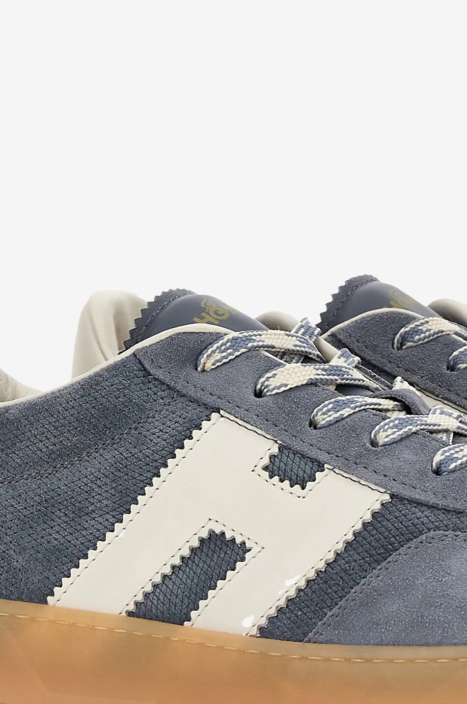 HOGAN Hogan Cool leather and suede low-top lace-up sneakers Men LIGHT BLUE 5