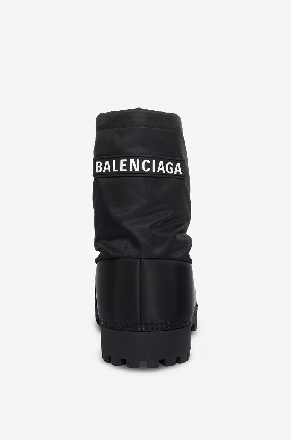 BALENCIAGA Alaska technical fabric flat ankle boots Men BLACK 4