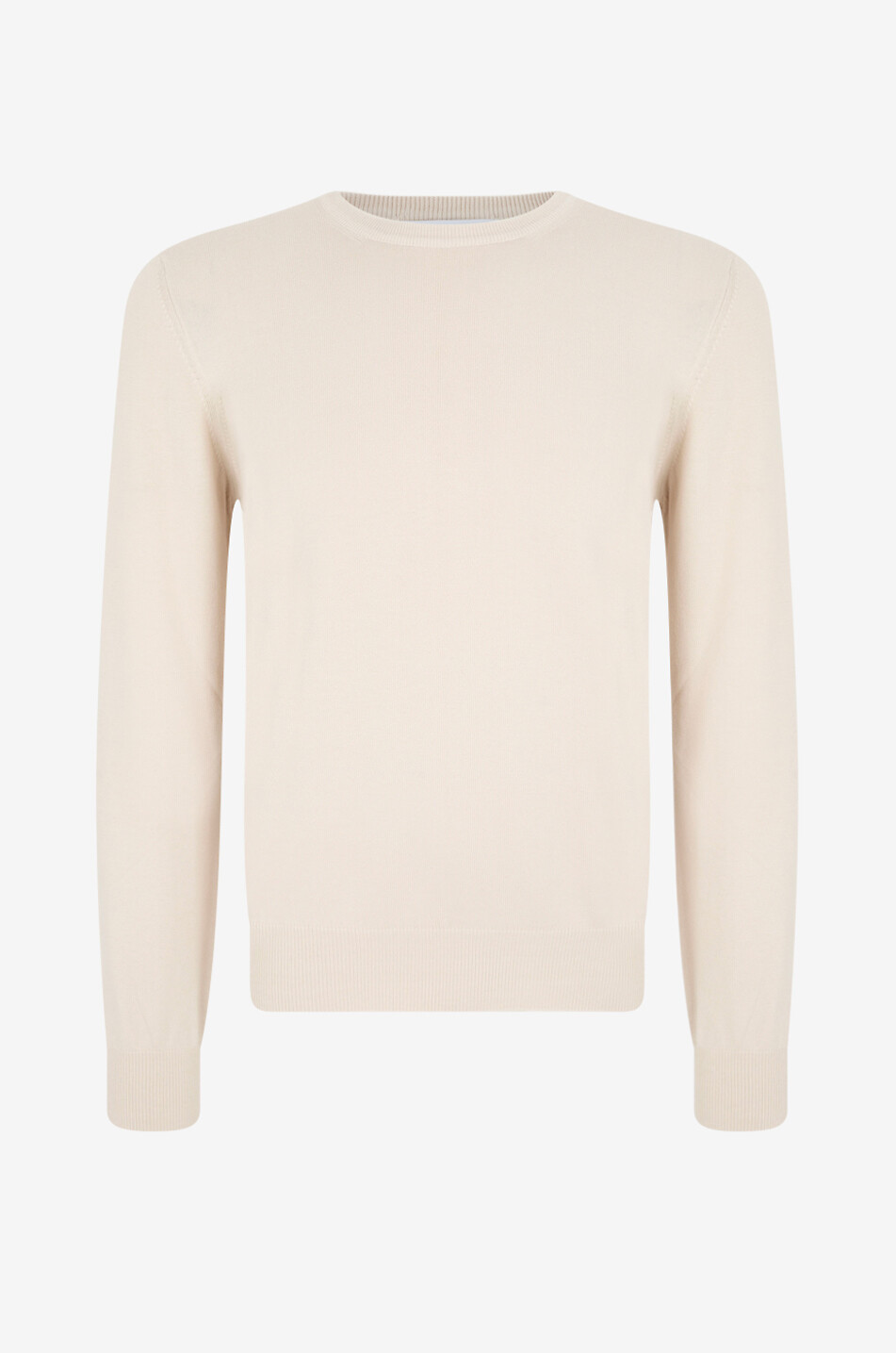 Lightweight cotton crew neck jumper
