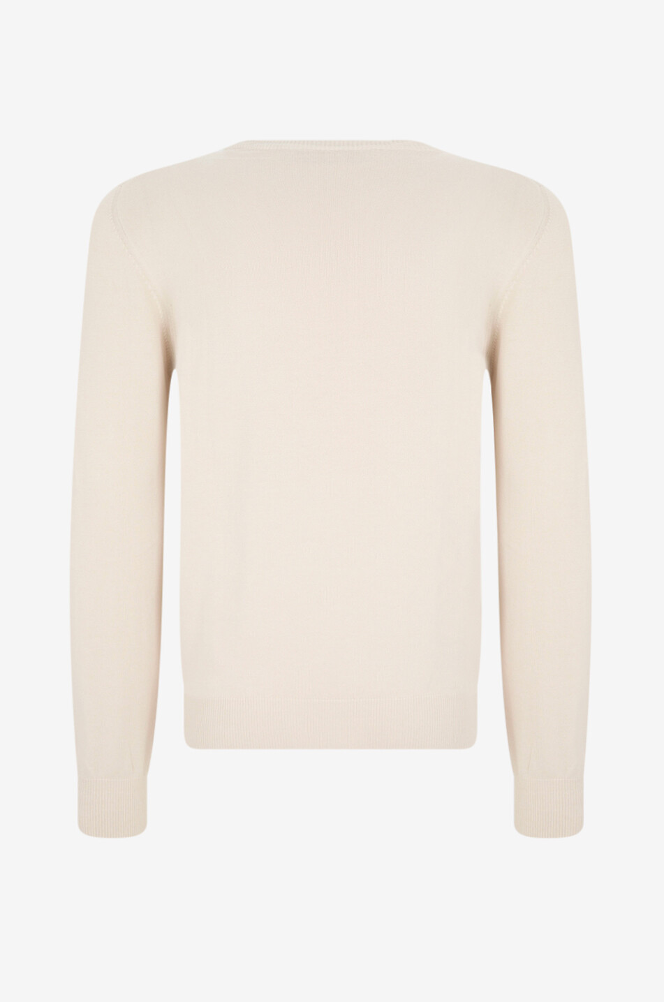 GRAN SASSO Lightweight cotton crew neck jumper Men Light beige 2