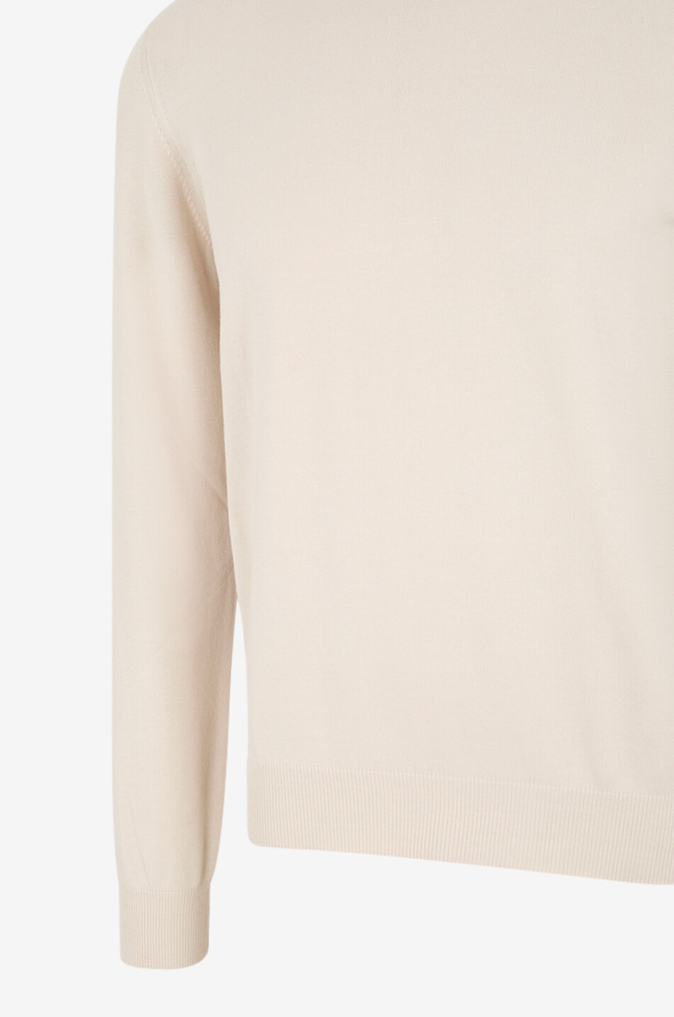 GRAN SASSO Lightweight cotton crew neck jumper Men Light beige 3