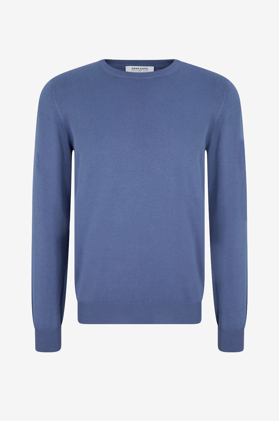 Lightweight cotton crew neck jumper