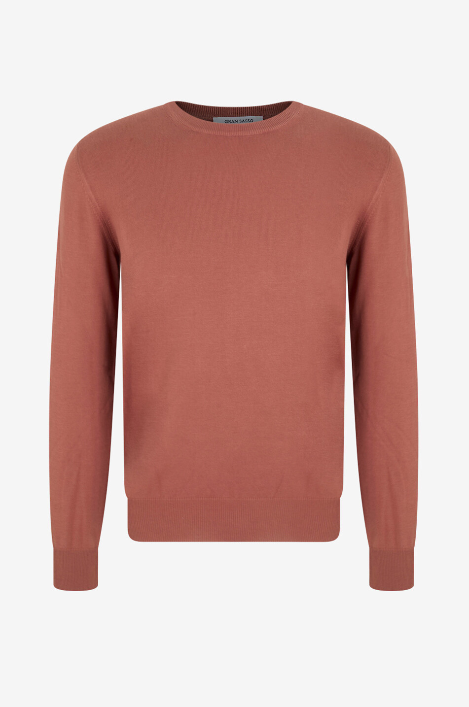 Lightweight cotton crew neck jumper