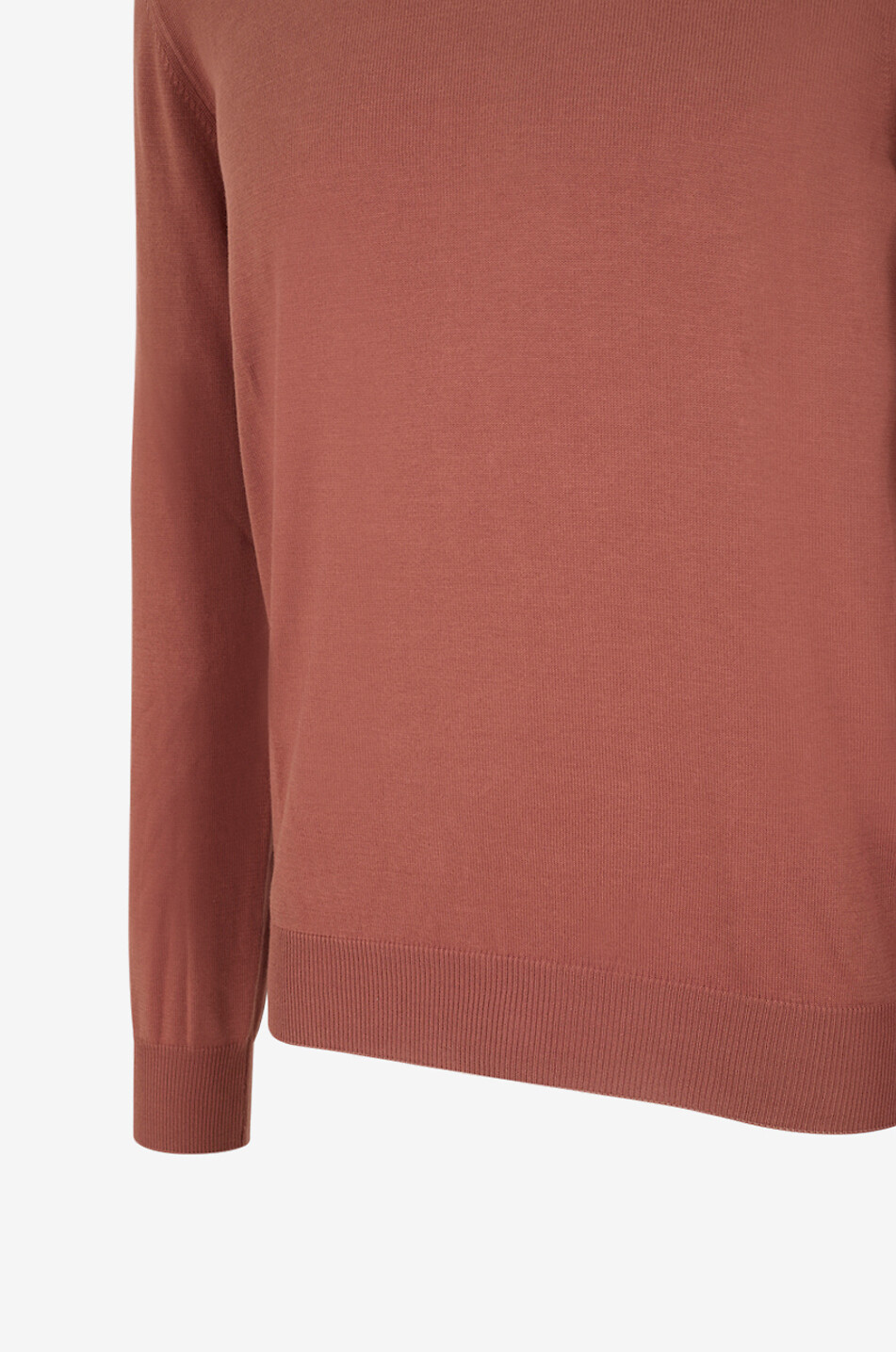 GRAN SASSO Lightweight cotton crew neck jumper Men BROWN 3