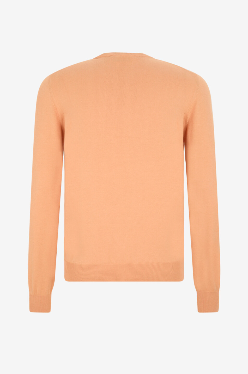 GRAN SASSO Lightweight cotton crew neck jumper Men LIGHT ORANGE 2