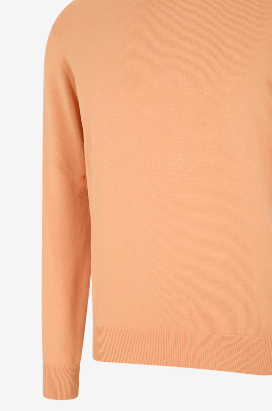 GRAN SASSO Lightweight cotton crew neck jumper Men LIGHT ORANGE 3