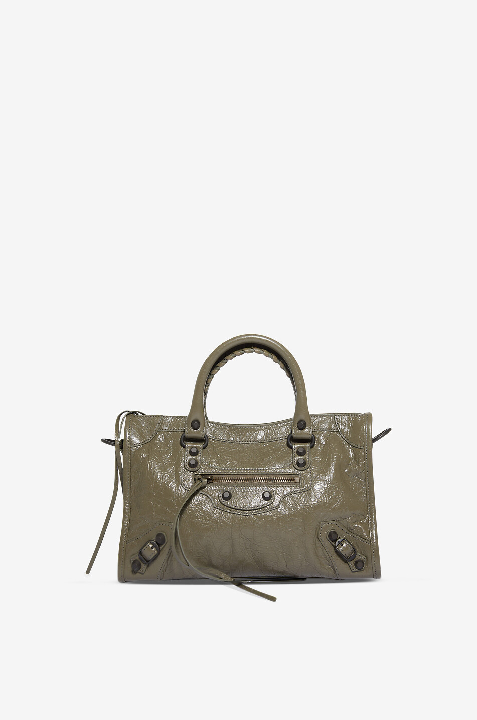 BALENCIAGA Handtasche aus Arenaleder Le City S Damen KHAKI 1