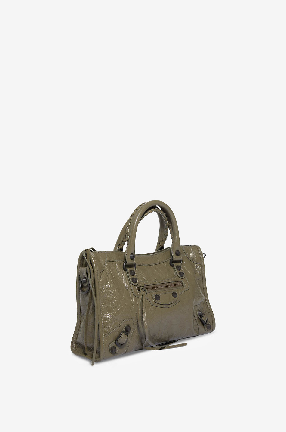 BALENCIAGA Handtasche aus Arenaleder Le City S Damen KHAKI 2
