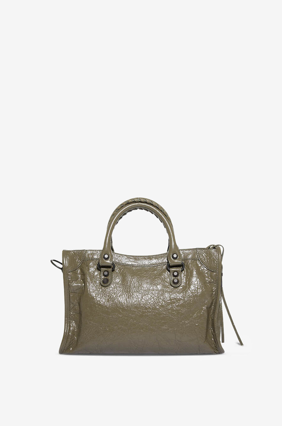 BALENCIAGA Handtasche aus Arenaleder Le City S Damen KHAKI 3