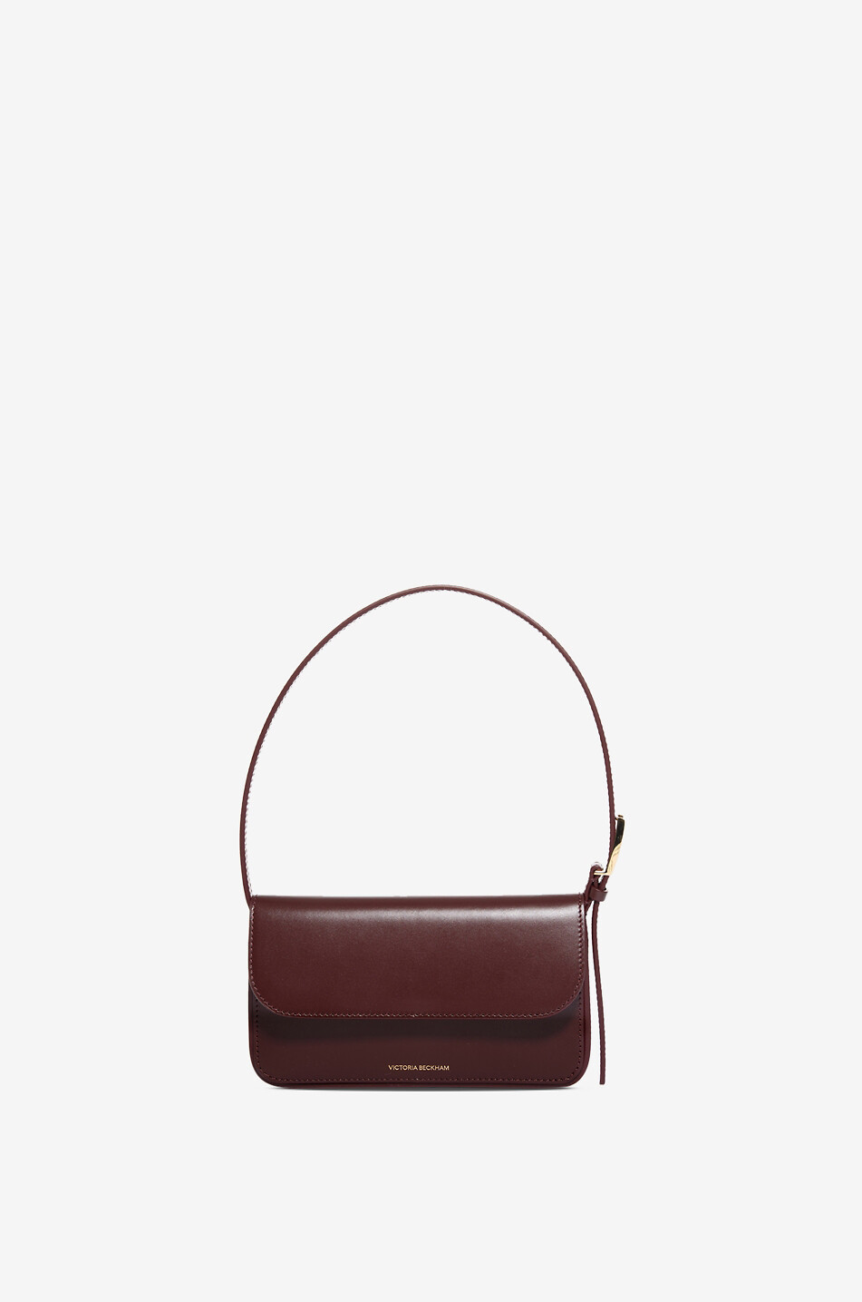 VICTORIA BECKHAM Kleine Schultertasche aus Glattleder Dorian Pocket Damen DUNKELROT 1