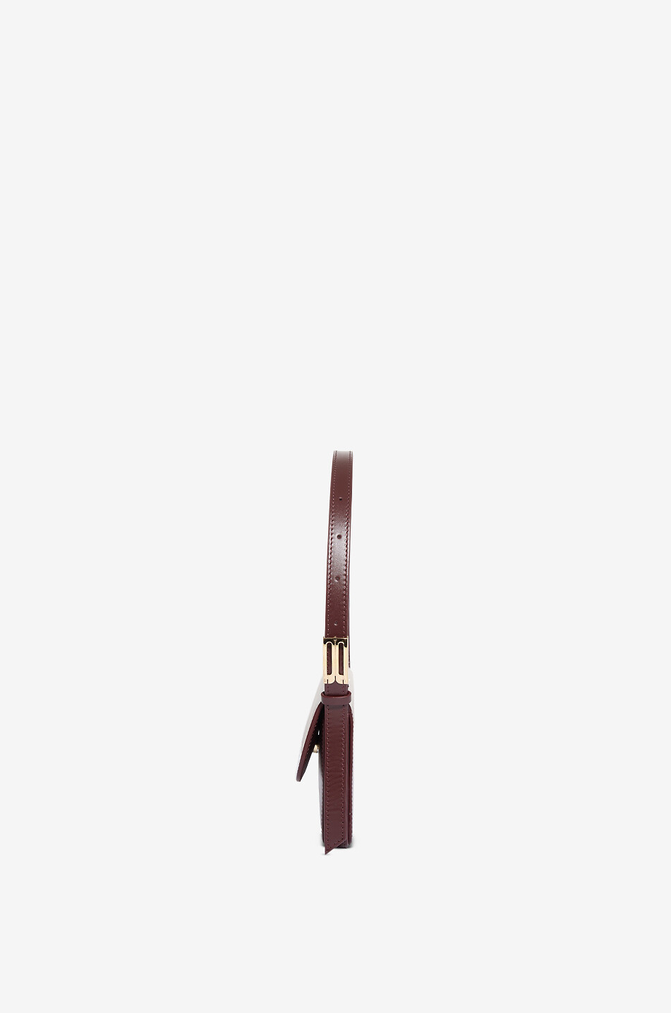 VICTORIA BECKHAM Kleine Schultertasche aus Glattleder Dorian Pocket Damen DUNKELROT 4