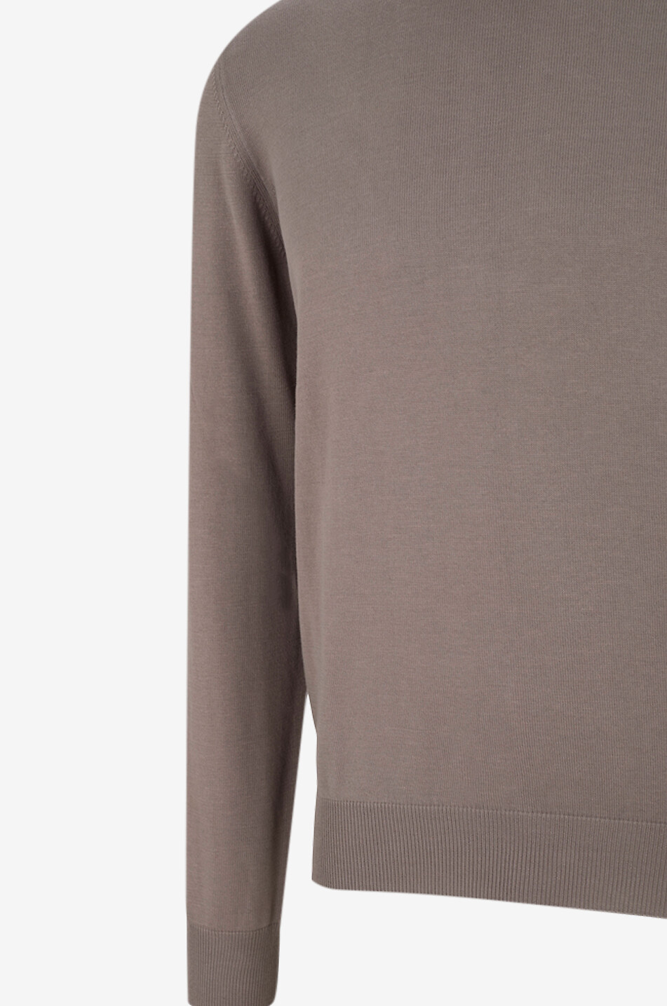 GRAN SASSO Lightweight cotton crew neck jumper Men BROWN 3