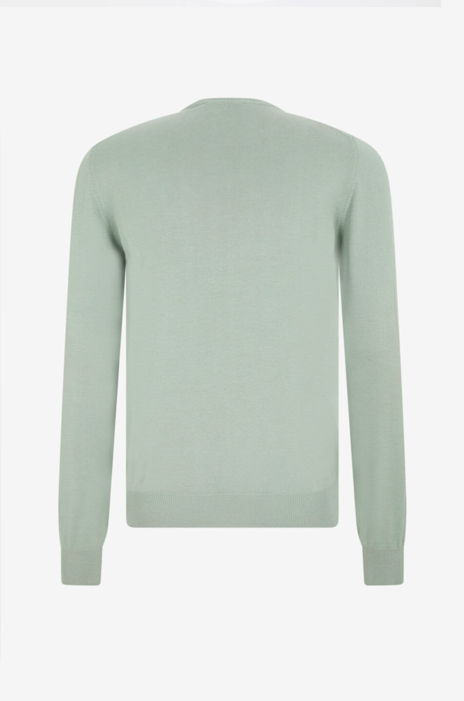 GRAN SASSO Lightweight cotton crew neck jumper Men GREEN 2